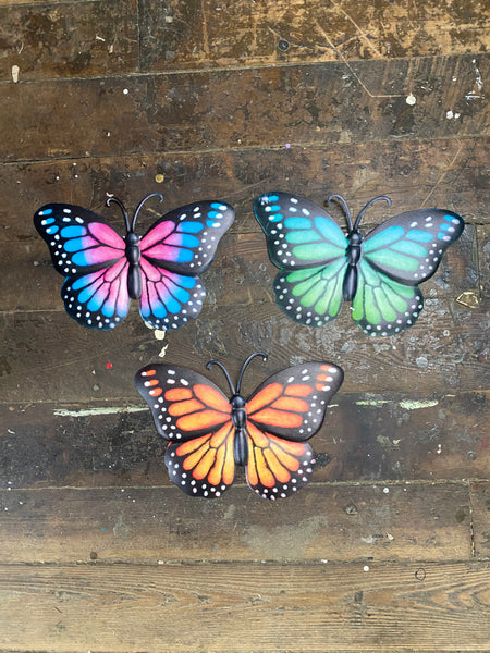 12 x 9 metal butterfly