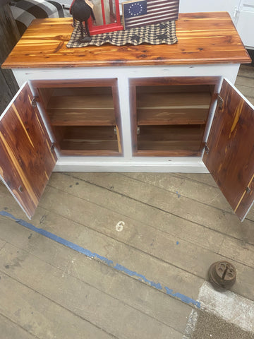 Cedar cabinet